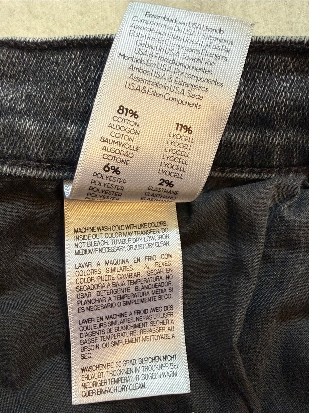 MOTHER The Seamed Swooner Skimp Jean in Train Stops Size 32 - Picture 13 of 16